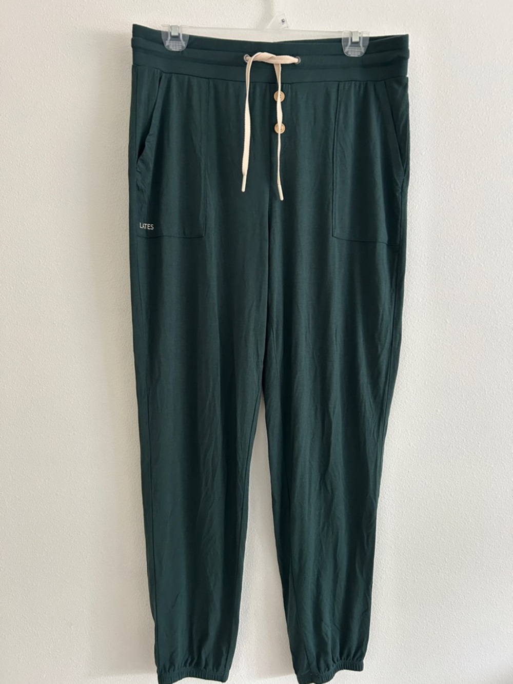 Lates by Kate Jam Jogger Pants Green Medium NWOT